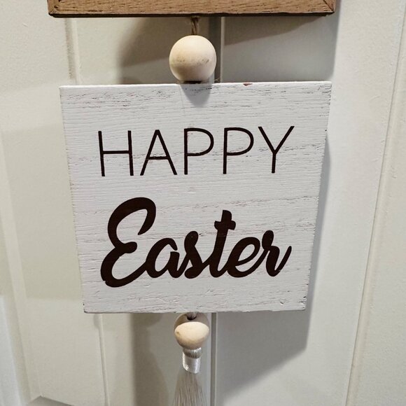 Happy Easter with Easter Bunny Hanging Wall Decor - HAPPY HAPPY HAPPY EASTER - Picture 10 of 11